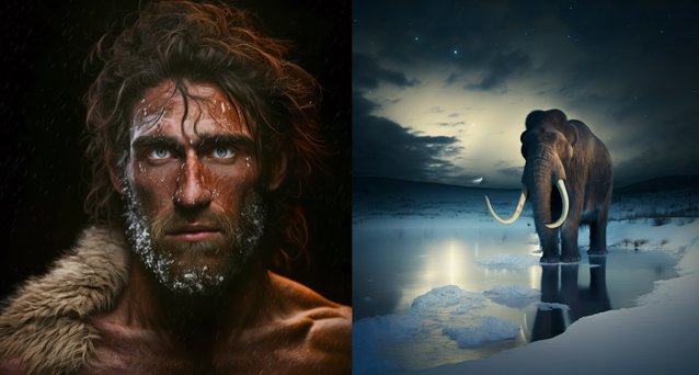 Cum au supravieţuit oamenii preistorici în timpul epocii glaciare