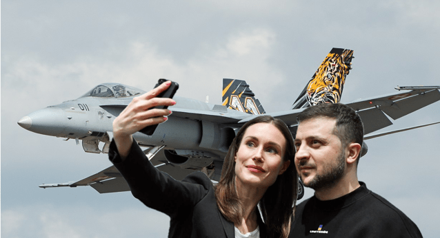 Avioane F-18 pentru Ucraina de la Finlanda, o decizie contestată a premierului Sanna Marin