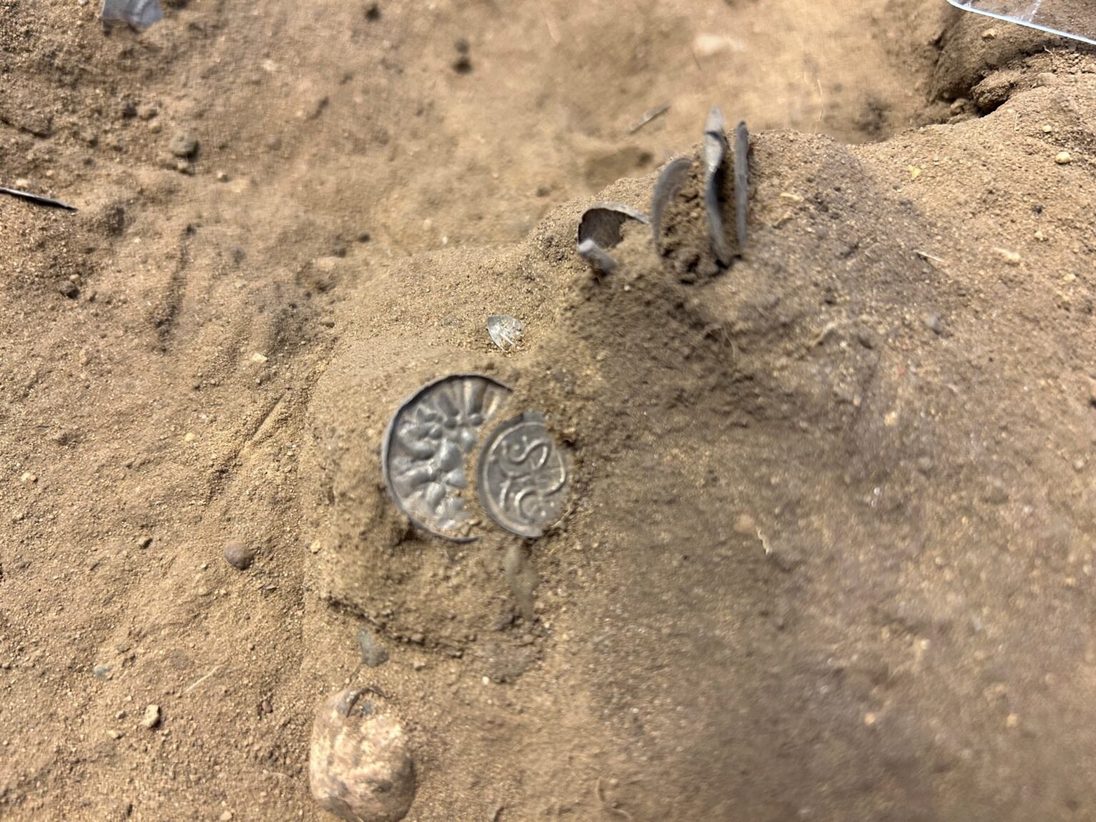 Monede vechi de peste 1.000 de ani, aparținând vikingilor, descoperite în Danemarca