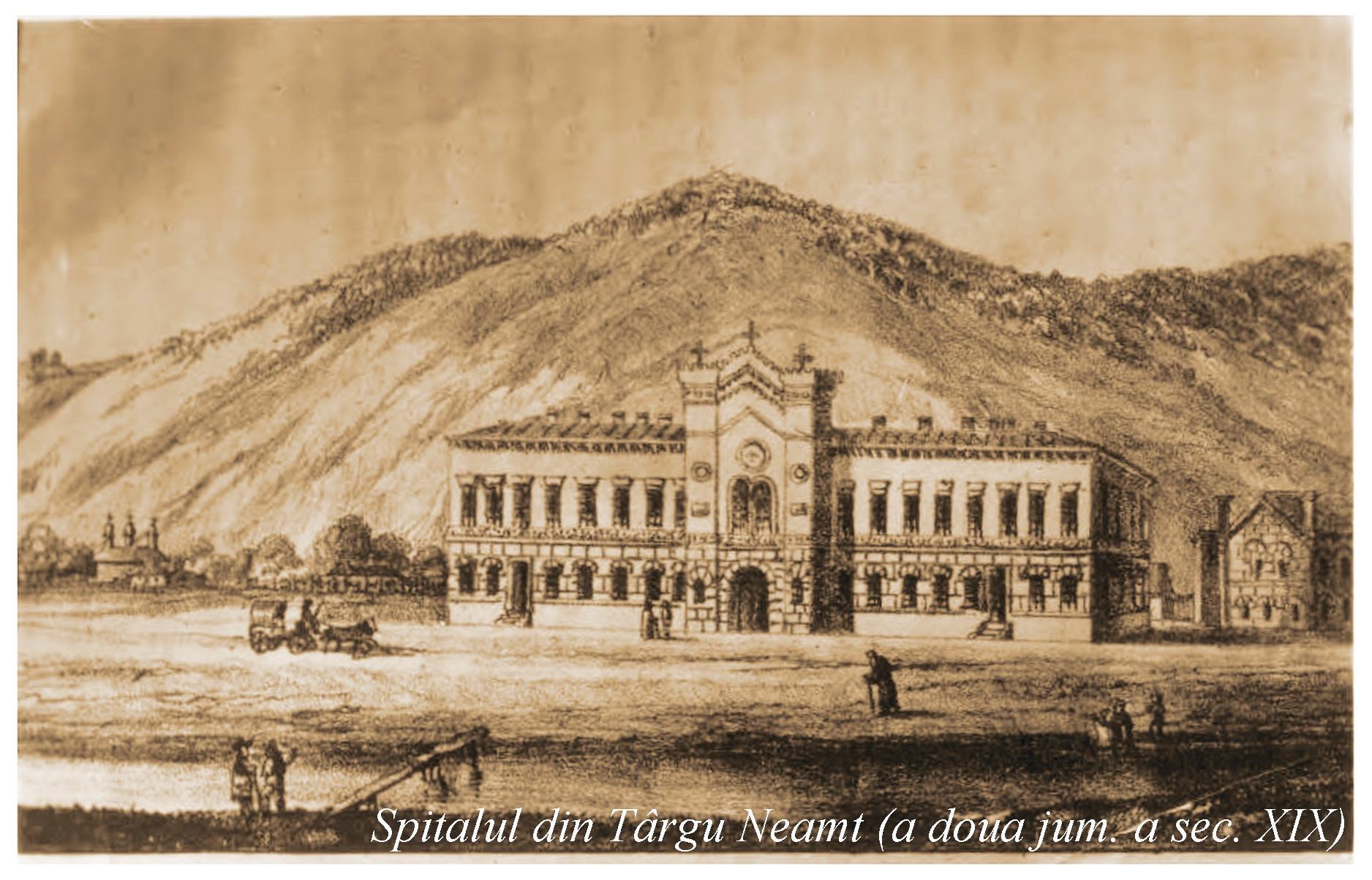 Povestea spitalului încă funcțional, construit de călugări în Neamț, acum 171 de ani, cu piatră din Ozana FOTO