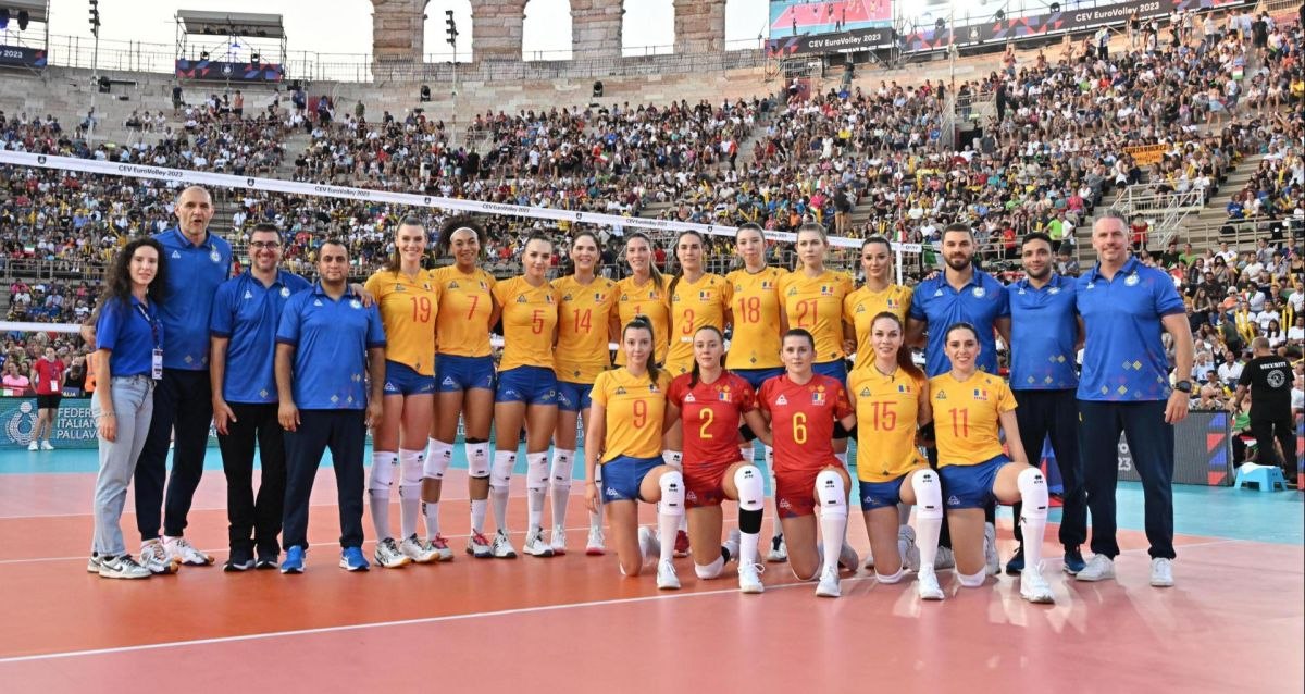 Volei: România se va întâlni cu Franța în optimile Campionatului European