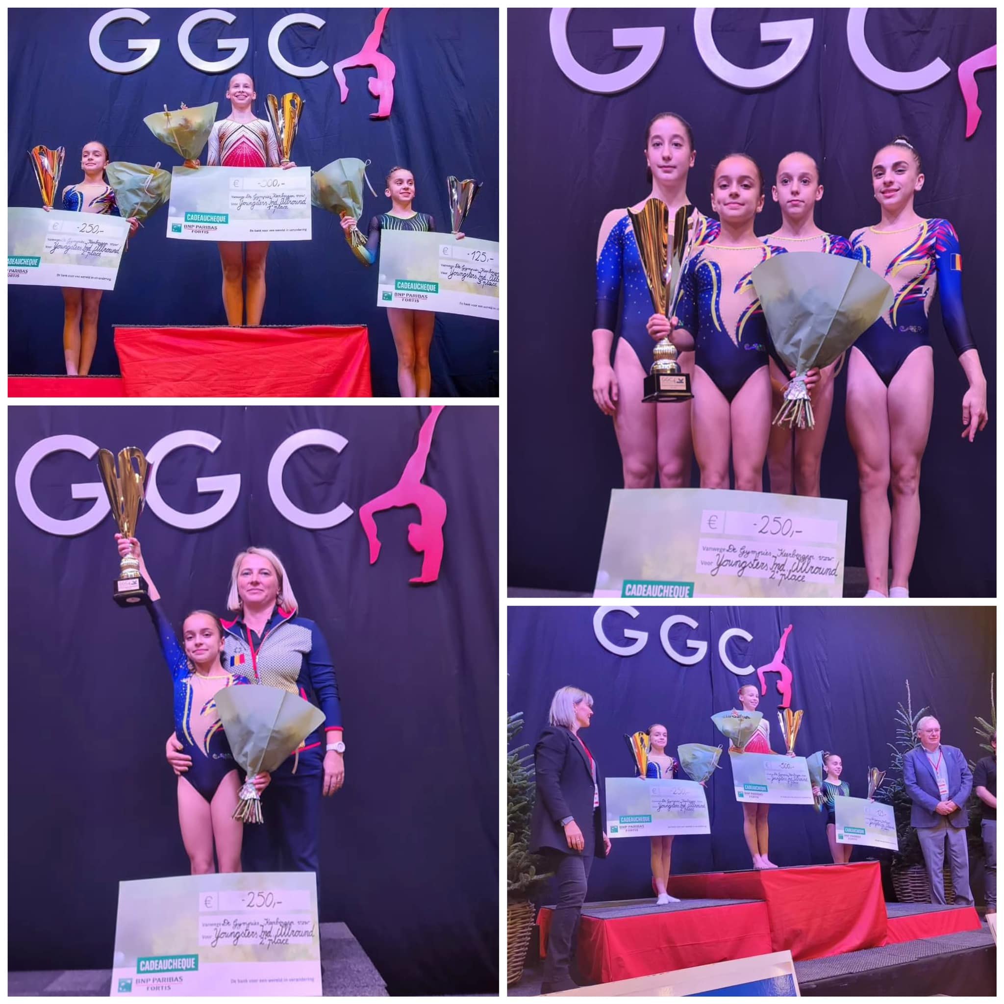 Gimnastă de lângă Onești, argint la o competiție internațională din Belgia