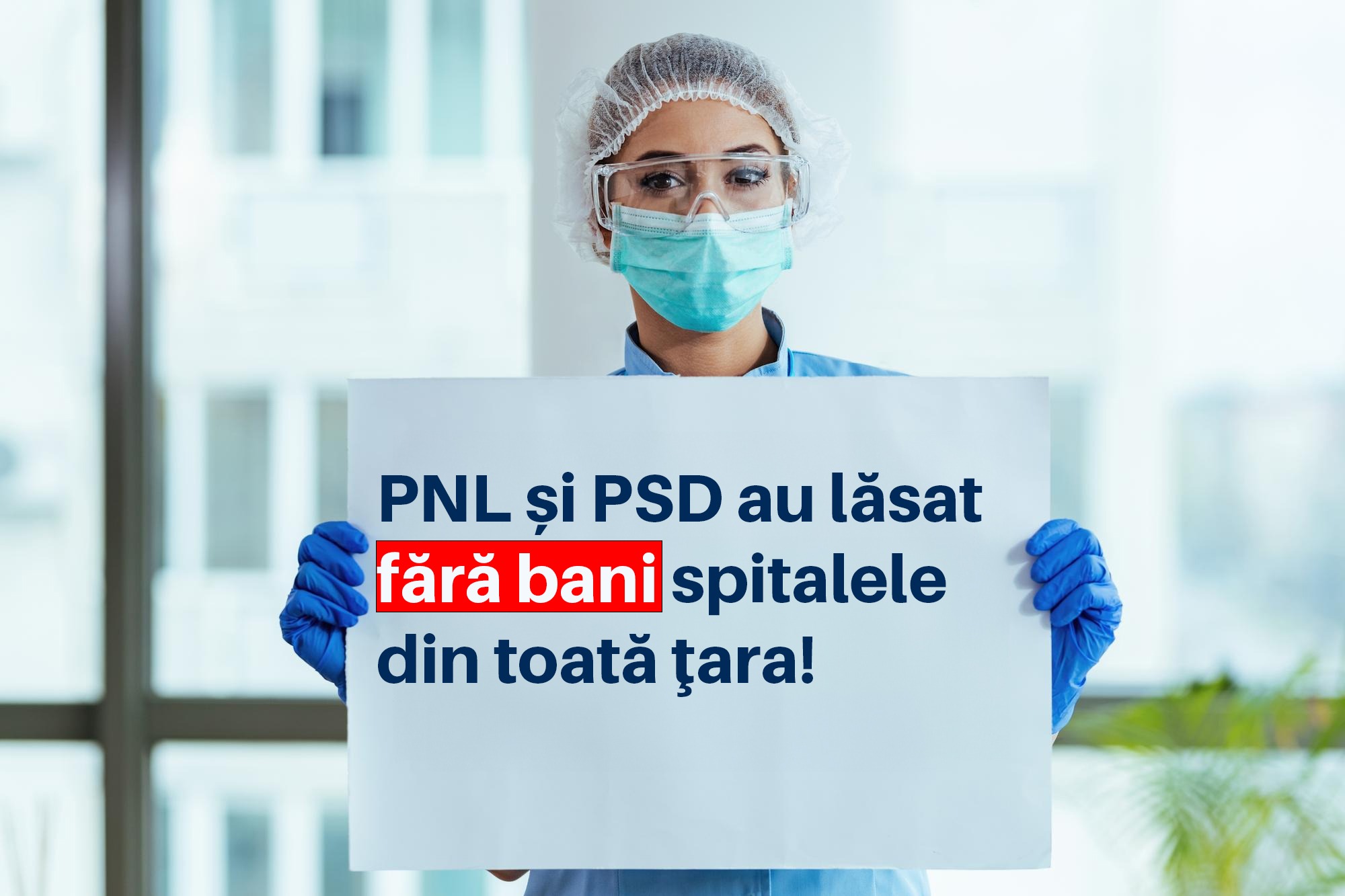 Deputatul USR Lazăr Ion Marian, acuză coaliţia PSD-PNL că a lăsat spitalele fără bani