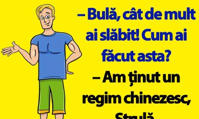 Bulă, cât de mult ai slăbit! Cum ai făcut asta?