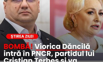 Surpriză de proporții pe scena politică: Viorica Dăncilă intră în PNCR, partidul lui Cristian Terheș