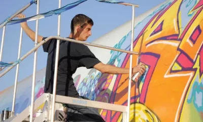 Radu Carp și lucrarea sa revoluționară „Gardianul”. Cum transformă un tânăr artist tensiunea în artă FOTO