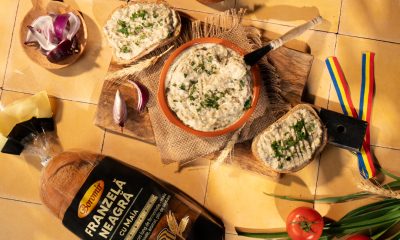 Salată de vinete gustoasă cu Franzela neagră Boromir