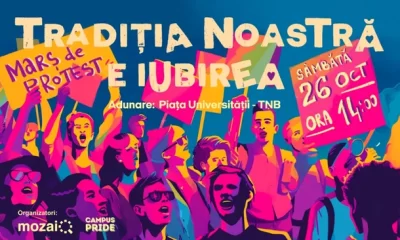 Comunitatea LGBT a organizat un protest în Capitală chiar în ziua în care creştinii îl sărbătoresc pe Sfântul Dimitrie
