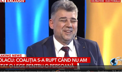 Marcel CIOLACU promite un interviu în engleză/”Așa, cu engleza mea nu tocmai perfectă, am reușit să bag România în Schengen aerian și maritim”