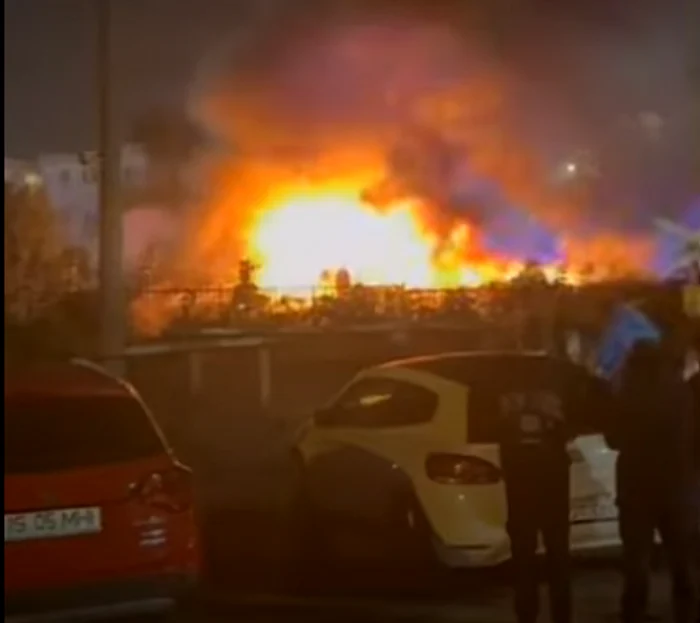 Momente de groază în Iași. Flăcările au cuprins un restaurant cunoscut din oraș