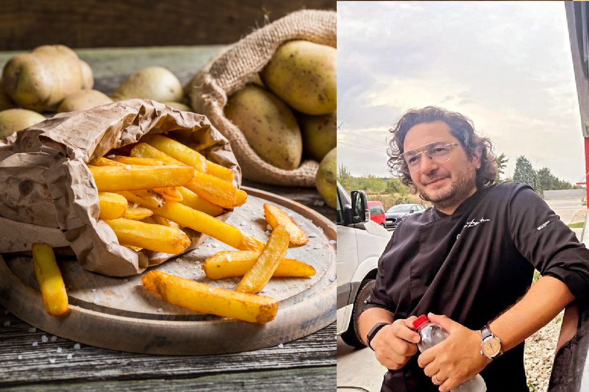 Secretul lui Florin Dumitrescu pentru cei mai buni cartofi prăjiți. Cum se prepară, de fapt
