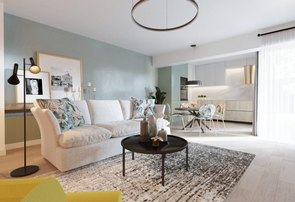 Idei simple pentru a organiza un apartament mic în zone funcționale