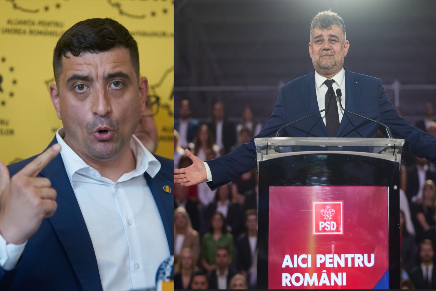 Marcel Ciolacu și George Simion, pe primele locuri în cursa pentru turul doi la prezidențiale