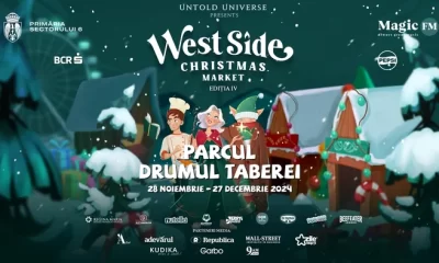 ,,Planeta Crăciun” își așteaptă oaspeții în Piața Unirii din Cluj-Napoca pe 22 noiembrie, iar ,,West Side Christmas Market” dă startul sărbătorilor în capitală pe 28 noiembrie