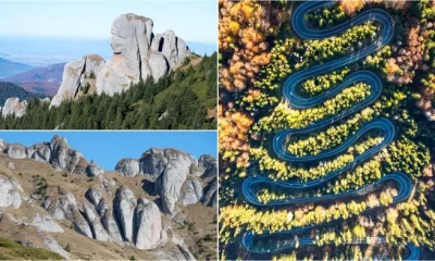 Spectaculoasa șosea în bucle din Munții Ciucaș. Drumul transcarpatic deschide calea spre „babele” masivului