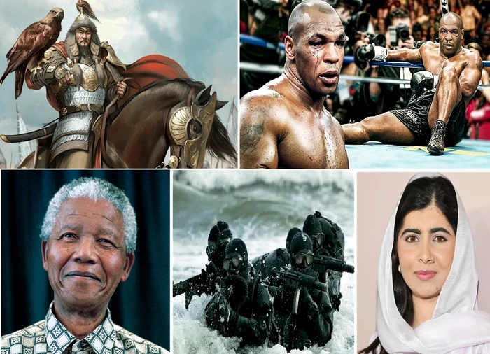 Ce au în comun Genghis Khan, Mike Tyson, Nelson Mandela, Malala Yousafzai, cu elita marinei americane. Formidabilii