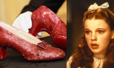 Celebrii pantofi roșii, purtați de Judy Garland în filmul „Vrăjitorul din Oz”, vânduți la licitație pentru o sumă RECORD