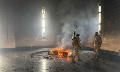 Mormântul lui Hafez al-Assad, tatăl președintelui destituit Bashar al-Assad, INCENDIAT de rebeli