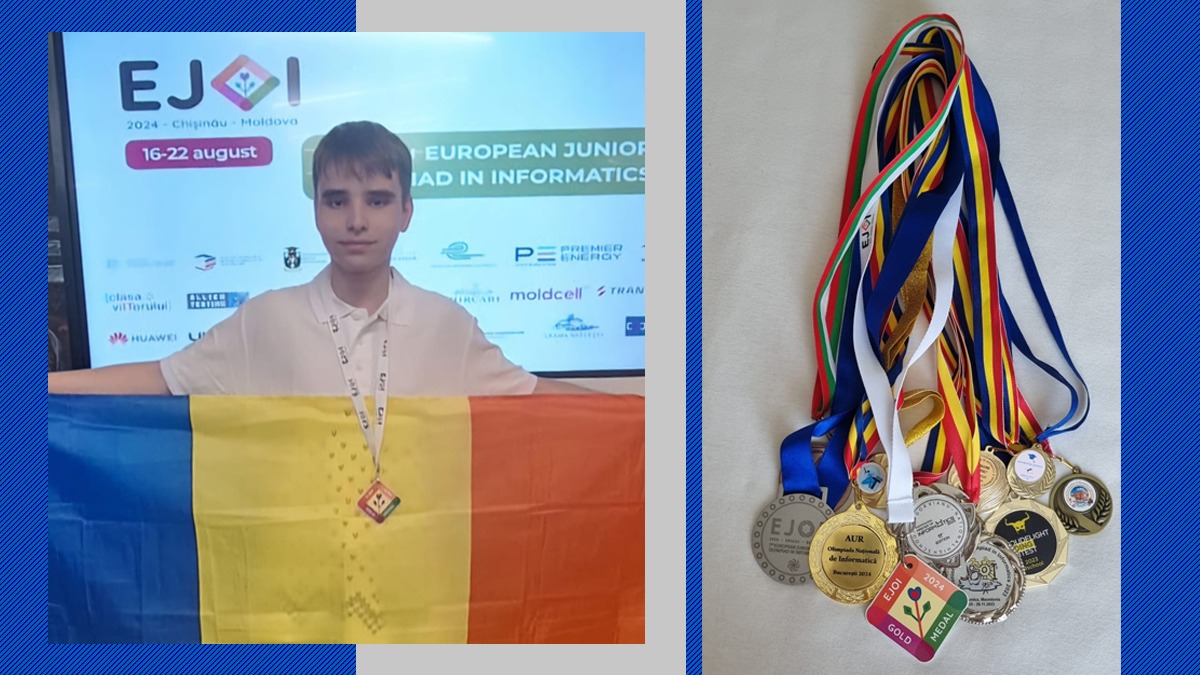 POVESTEA celui mai bun licean la informatică din Europa. „Este tobă de știință, acum e timpul lor”