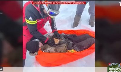 Povestea de iubire continuă. Ucraineanul și pisica, din nou împreună. Acesta a ținut pisicul la piept pe munte după ce a căzut într-o râpă