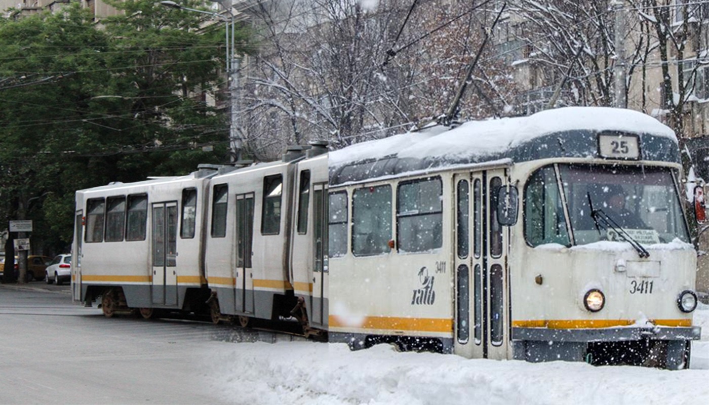 Autobuzele nu vor mai circula până miercuri pe linia de tramvai. Anunțul STB