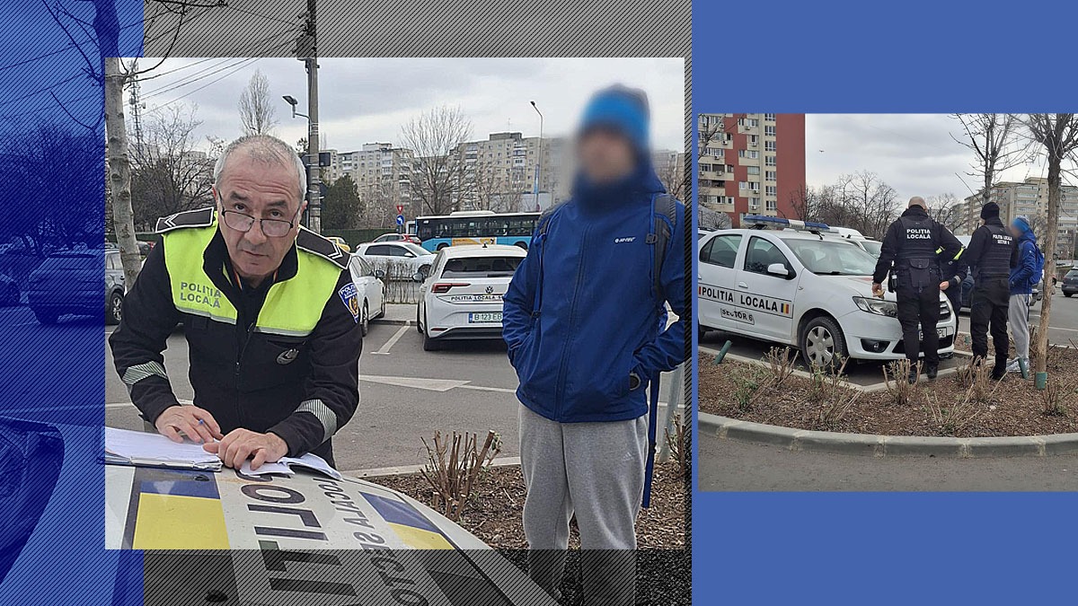 Bărbat amendat cu 6.500 de lei după ce a hrănit PORUMBEII, a insultat un polițist și a refuzat să se legitimeze