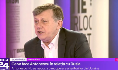 Crin ANTONESCU afirmă că Georgescu „face jocul Rusiei” / „Nu mai face geopolitică mare. A rămas cu prune, cu mere și cu FASOLICĂ”