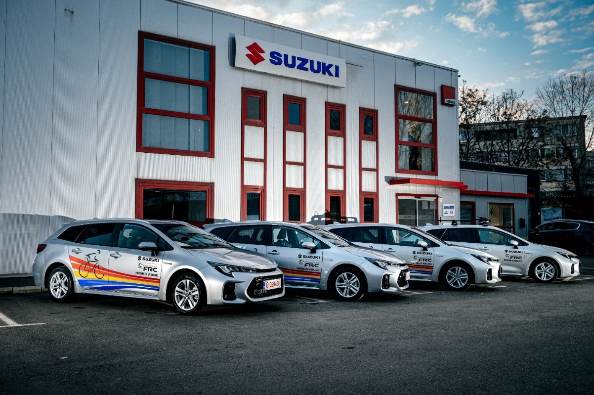 În premieră, Suzuki România devine partener oficial de mobilitate al Federației Române de Ciclism