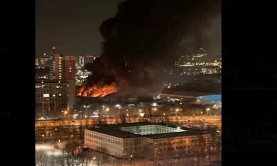 Incendiu devastator în Moscova. Flăcările au distrus un institut care are legături cu sectorul de apărare al Rusiei