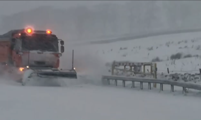 NINSORI abundente în 10 județe din sudul României/Autostrăzile din jurul Capitalei, pline de zăpadă