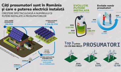 Prosumatorii din România au ajuns la o putere de peste 2.300 MW, cât 3,3 REACTOARE nucleare de la Cernavodă. Numărul lor se apropie de 200.000