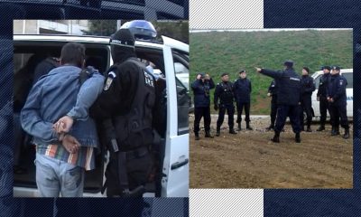 Scene comice cu doi arestați care au încercat să evadeze din curtea Poliției