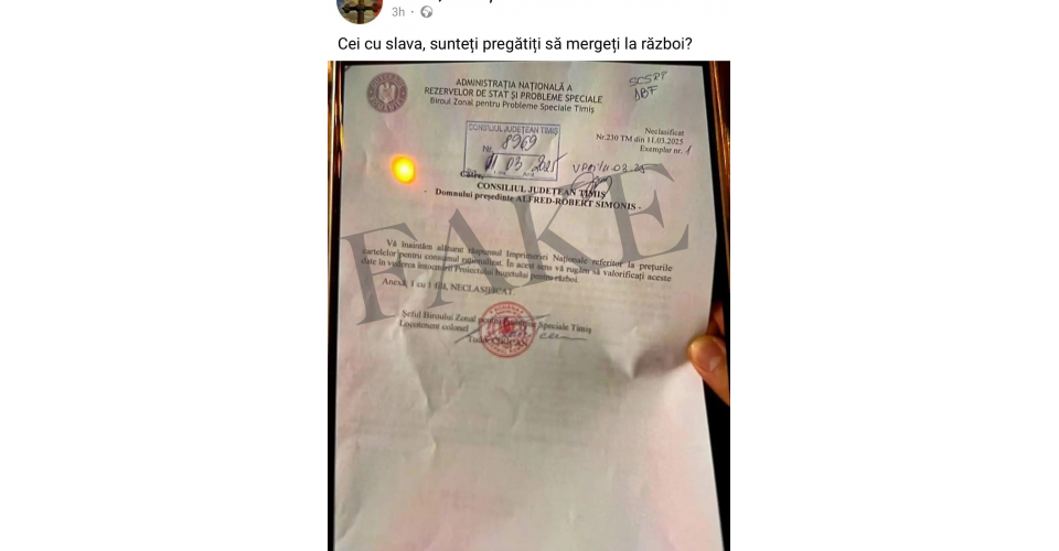 Guvernul atrage atenția asupra unei știri false care circulă în mediul on-line cu intenția de a genera emoții negative în spațiul public