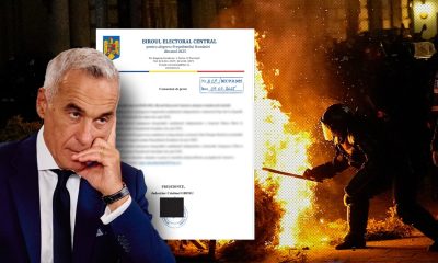 Noapte cu ploaie de foc și dale de piatră din carosabil. Decizia respingerii lui Georgescu, comentată de români:”Invalidarea a fost planificată”