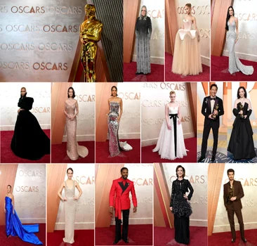 Strălucire supremă cu motive autentice de broderie transilvăneană pe Covorul roșu al Oscarurilor 2025. Cele mai spectaculoase apariții