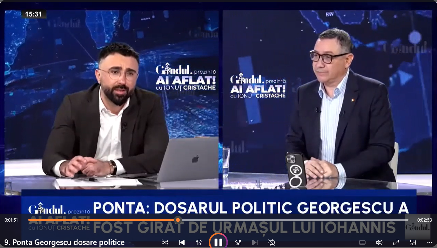 „Dacă ajung președinte, voi opri toate dosarele politice, inclusiv pe cele ale lui Călin Georgescu”