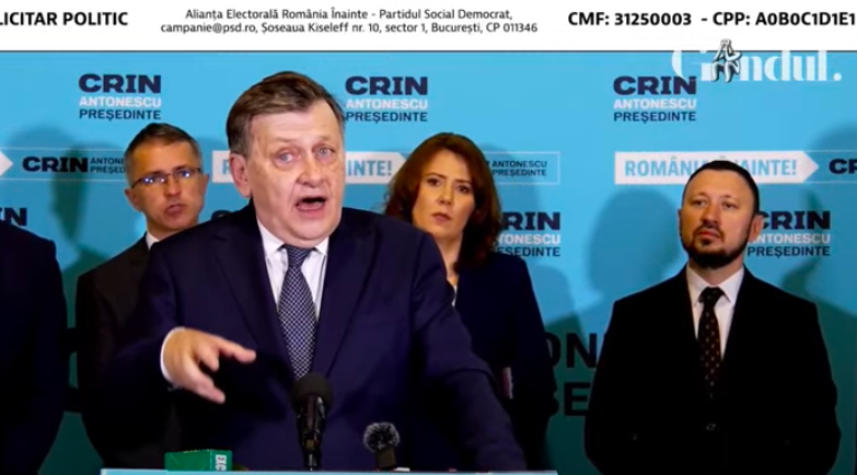 Crin Antonescu, explicații despre declarația SA că „Nicușor Dan jefuiește o femeie fără apărare”