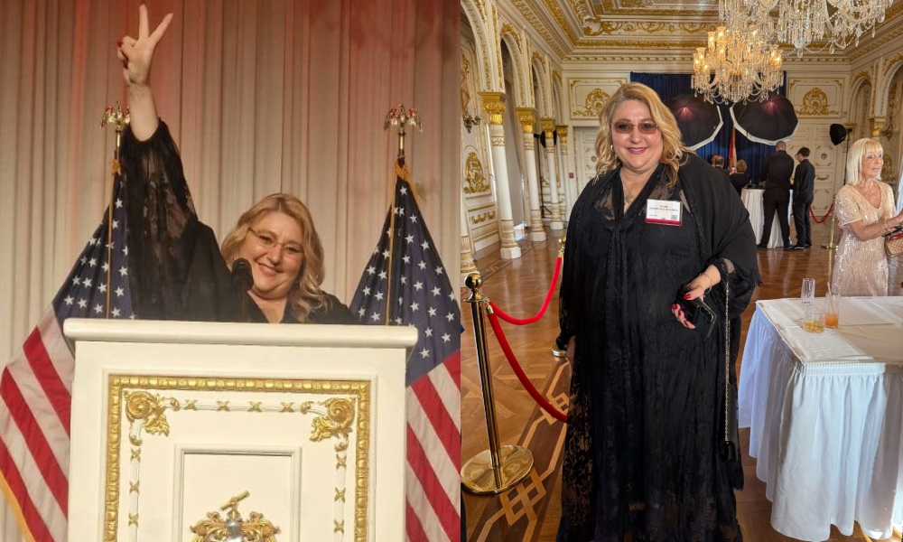 Diana Șoșoacă s-a întâlnit cu Dragoș Sprînceană la Mar-a-Lago, la reședința lui Donald Trump. Mesajul senatoarei pentru fostul emisar