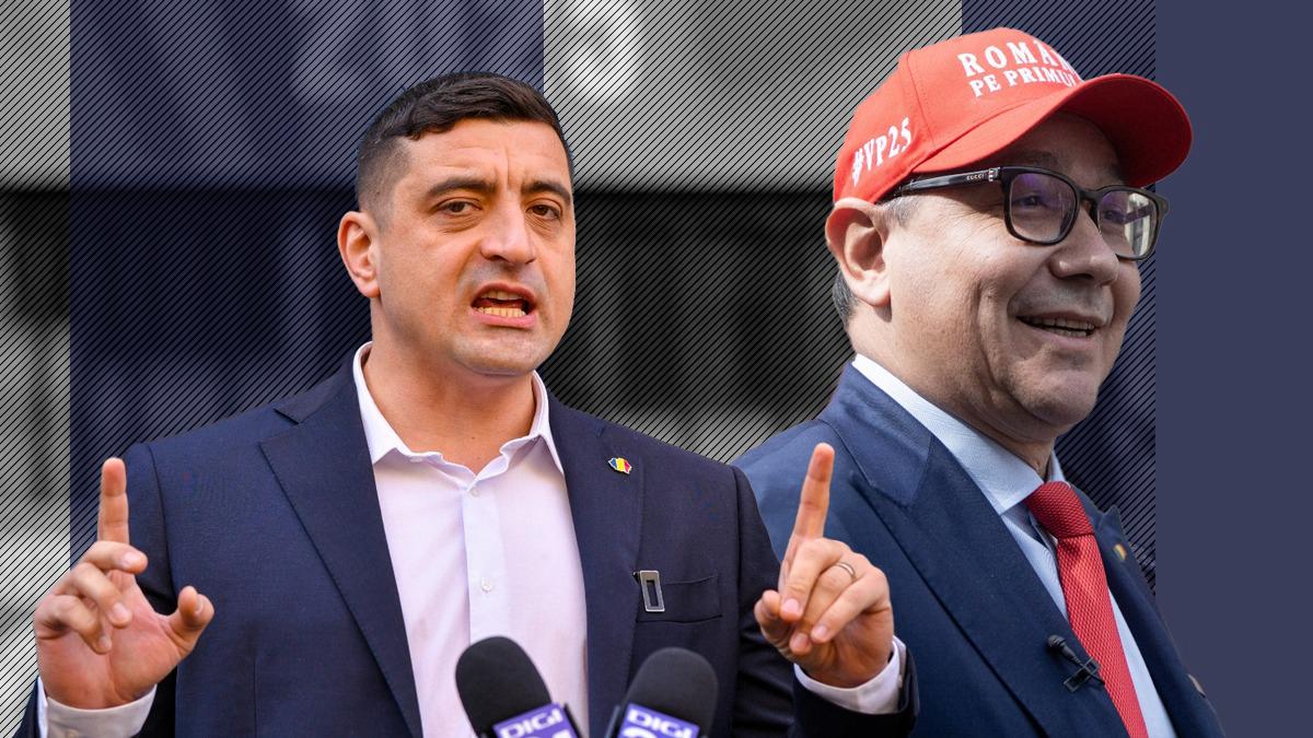 George Simion și Victor Ponta, favoriți în sondajul SOCIOPOL