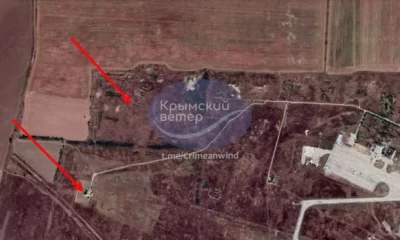Atac cu drone asupra unui aerodrom din Crimeea. Imagini cu sistemele de apărare antiaeriană în acțiune