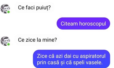 Bancul zilei | „Ce zice la mine în horoscop?”