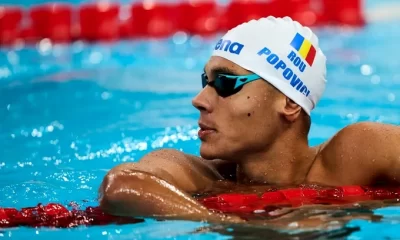 David Popovici, medalie de aur în proba de 200 m liber la Europenele pentru tineret. Românul a câștigat detașat