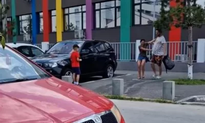 Femeie agresată de bărbatul ei, de față cu copilul, pe o stradă din Chiajna. Ce spune poliția