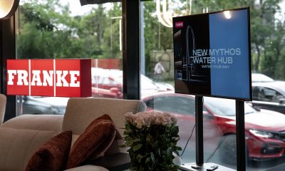 Franke, cel mai mare producător de chiuvete pentru bucătărie din lume, lansează bateria 6-în-1 Mythos Water Hub în România