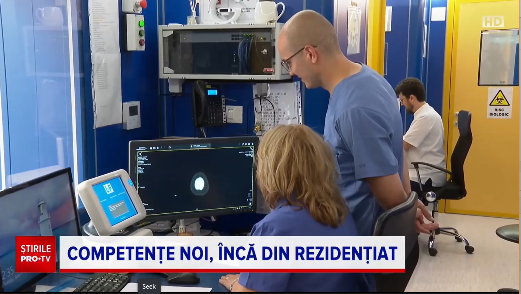 Medicii pot începe studiile complementare din perioada rezidențiatului pentru a obține atestate pe tehnici avansate ca Neuroradiologia Intervențională