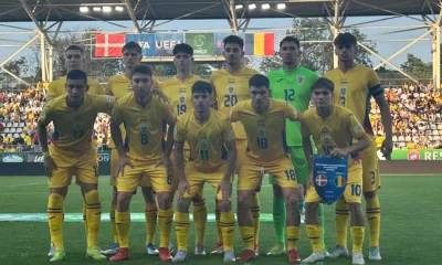 Naționala U19 de fotbal a României, rezultat de senzație la Europene: calificare în semifinale, după 3-0 cu Danemarca