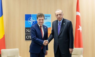 Nicușor Dan a avut o ÎNTÂLNIRE bilaterală cu președintele turc Recep Tayyip Erdoğan, la Haga