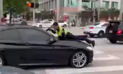 Scene șocante în Miami: Un polițist a împușcat un șofer, după ce a fost luat pe capotă. „A fost teribil”