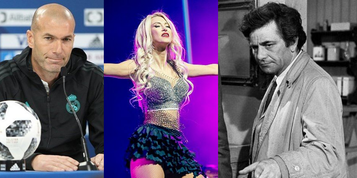 Zinedine Zidane împlinește 53 de ani, Andreea Bălan 41/ Moare Peter Falk (Columbo)