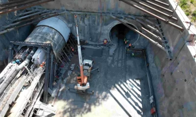 Imagini spectaculoase din interiorul „cârtițelor” care sapă tunelurile pentru calea ferată Brașov-Sighișoara